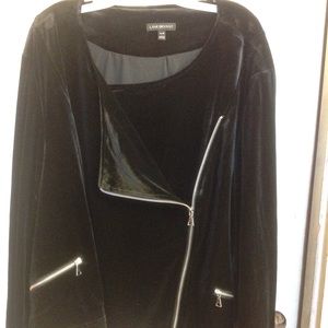 Lane Bryant Velvet Zipper